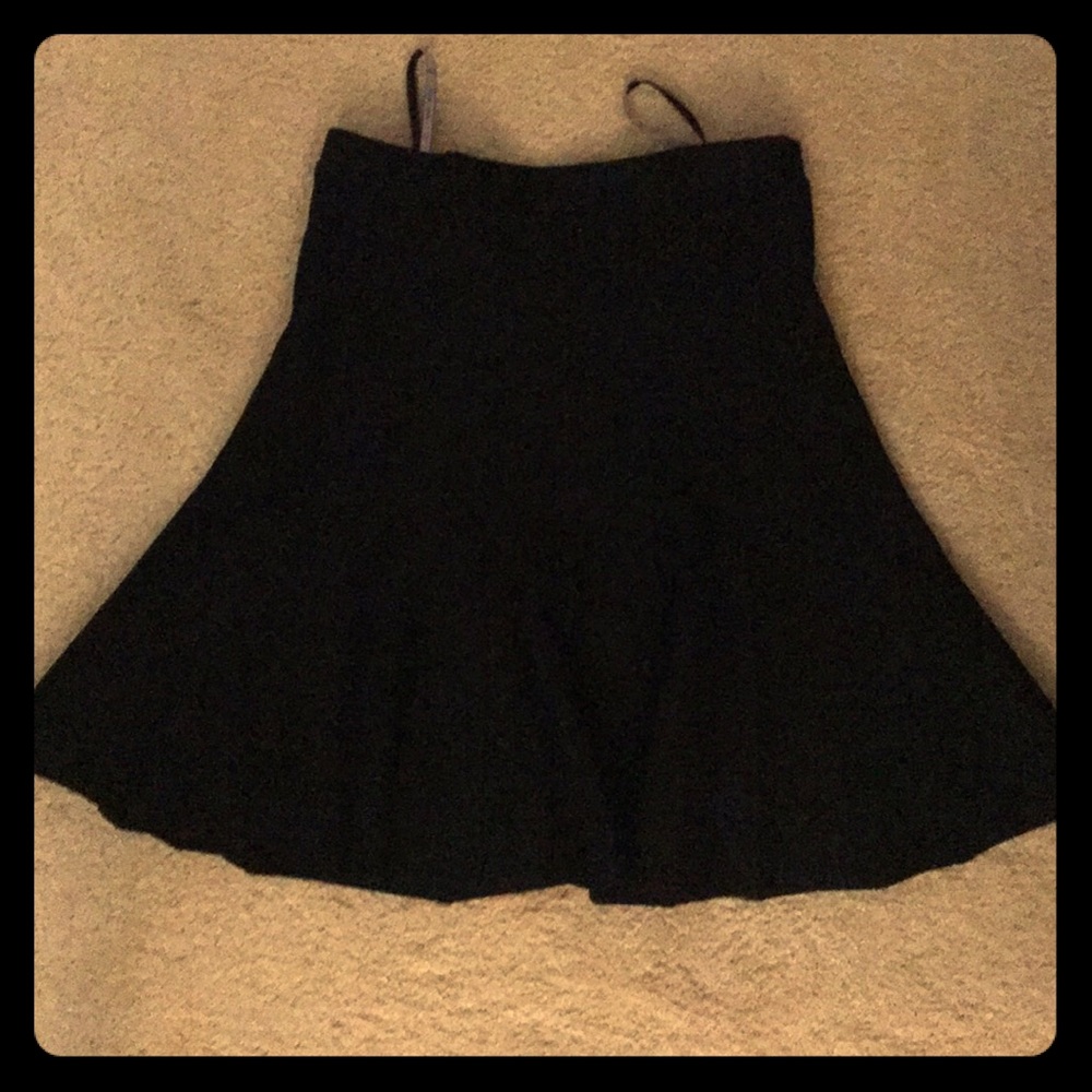Herve Leger black skirt
